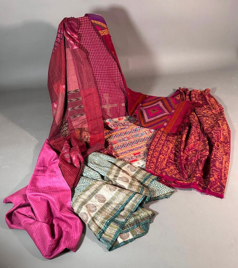 Assorted Group of Textiles, Indian, Cambodian and North African (1 of 11)