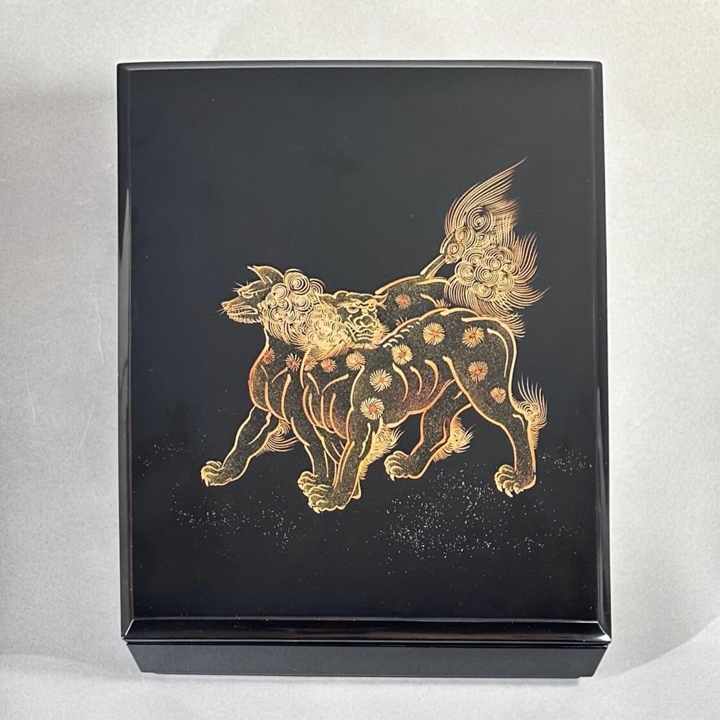 Japanese Lacquer Desk Set, Meiji Period (1 of 12)