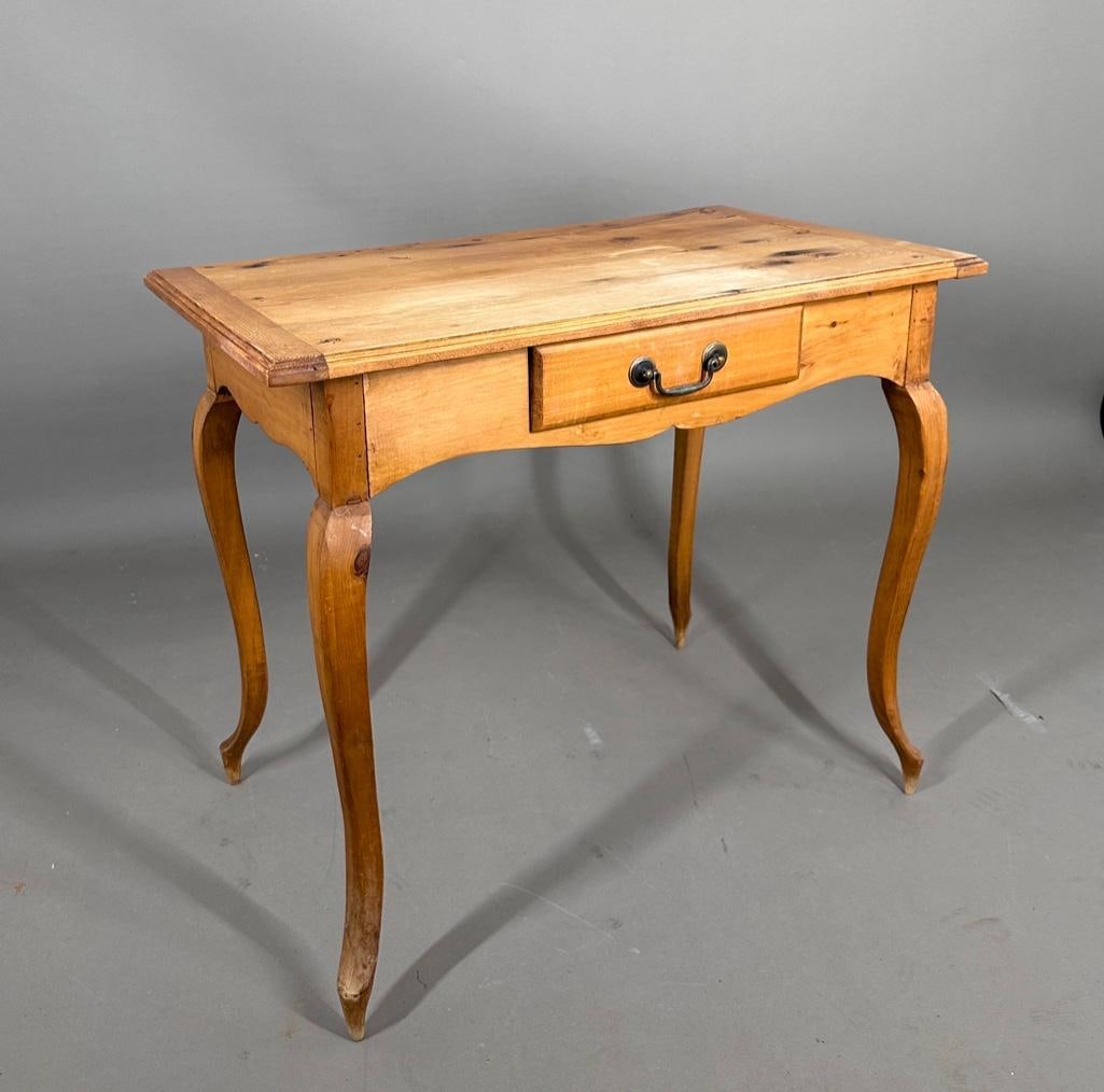 Small Louis XV Style Pine Writing Desk (1 of 7)