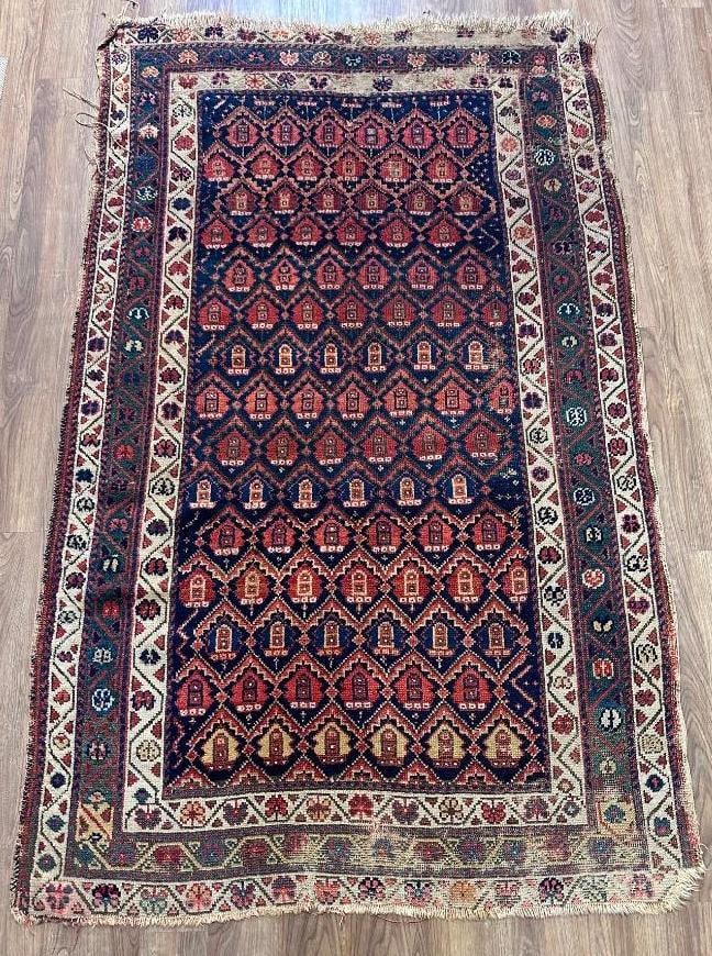 Antique Caucasian Shirvan Carpet, 19th Century, 7'1" x 4'3" (1 of 15)
