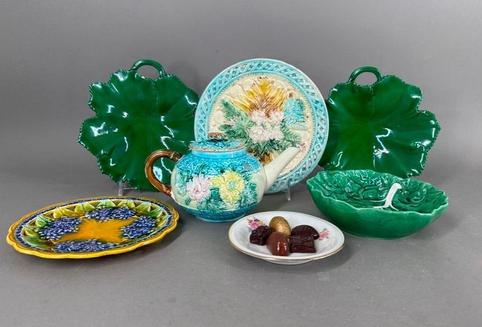 Lot of Assorted Majolica (1 of 9)
