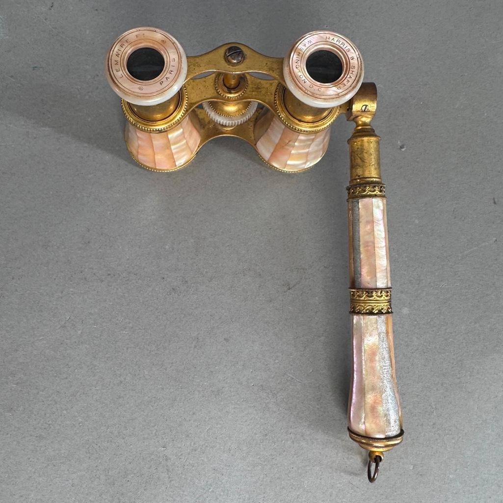 Pair of Lemaire Paris Mother of Pearl Opera Glasses (1 of 9)