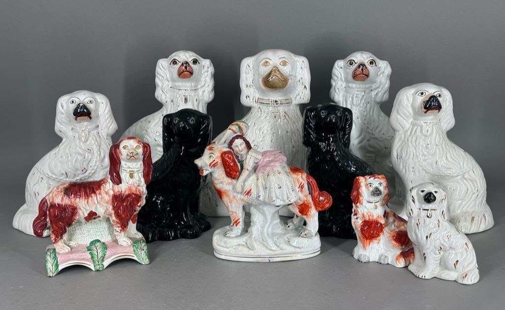 A Fine Group of Staffordshire Dogs (1 of 19)