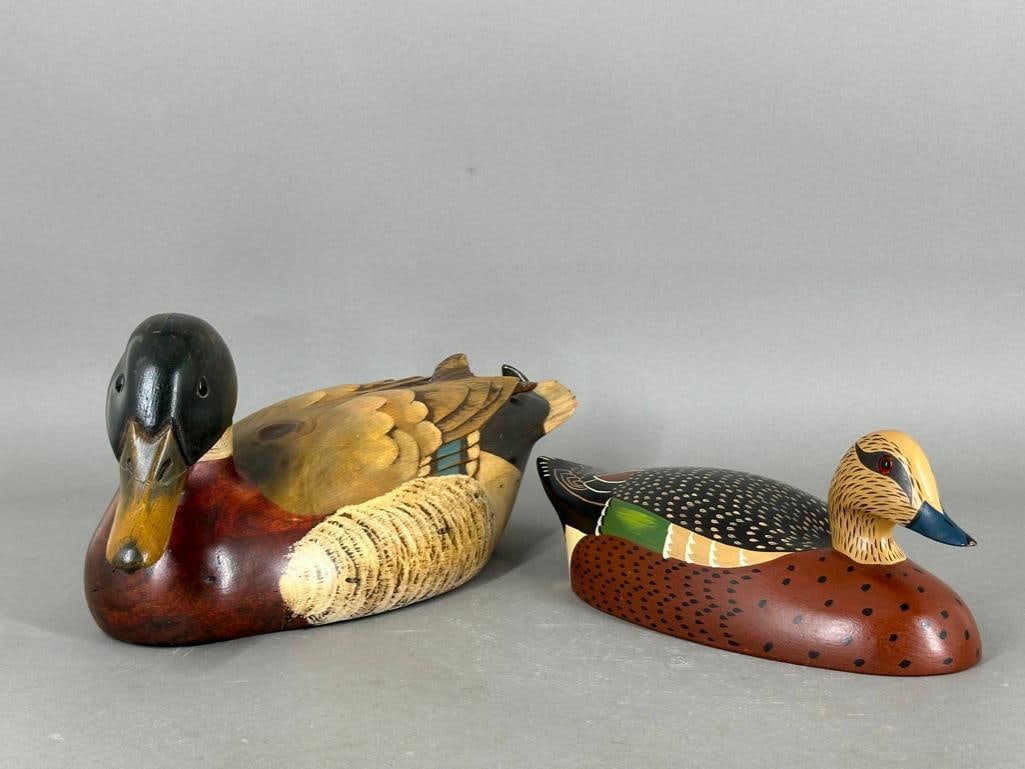 Two Carved and Painted Duck Decoys, Dorothy Lord and Another (1 of 19)