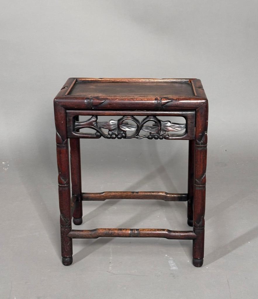 Small Chinese Hardwood Stand (1 of 6)