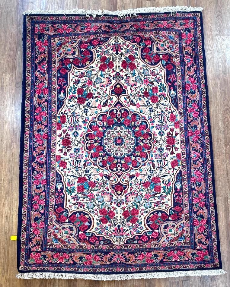 Persian Bijar Carpet 5'2" x 3'9" (1 of 11)