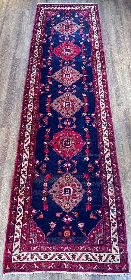 Persian Bijar Runner 13' x 3'7" (1 of 9)
