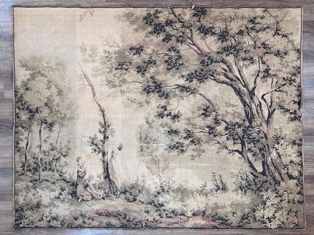 Vintage Jacquard Tapestry 6'2" x 4'9" (1 of 12)