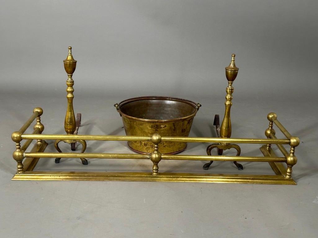 Brass Fireplace Accessories (1 of 7)