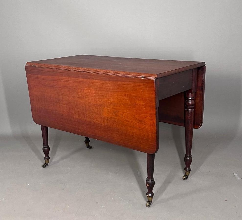 American Drop Leaf Table, ca. 1850 (1 of 12)