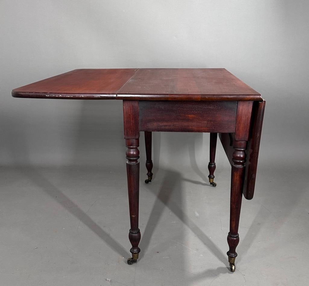 American Drop Leaf Table, ca. 1850 - 3