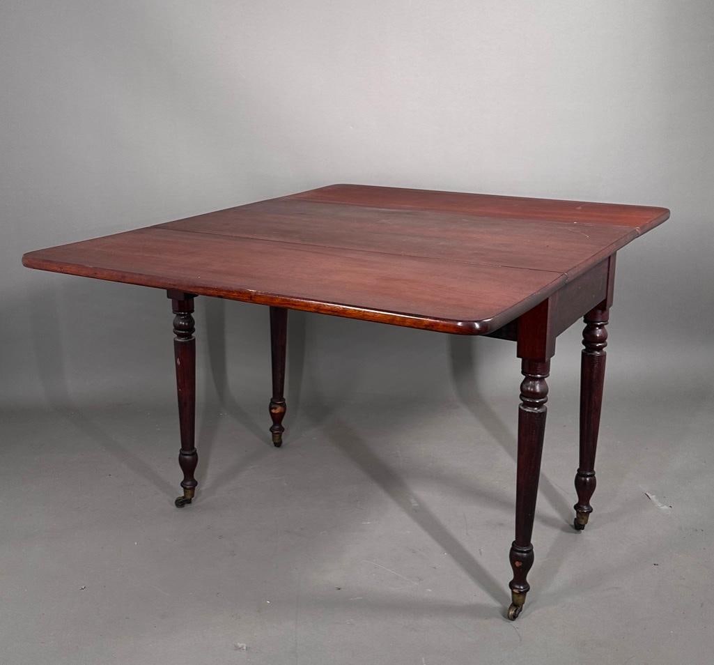 American Drop Leaf Table, ca. 1850 - 4