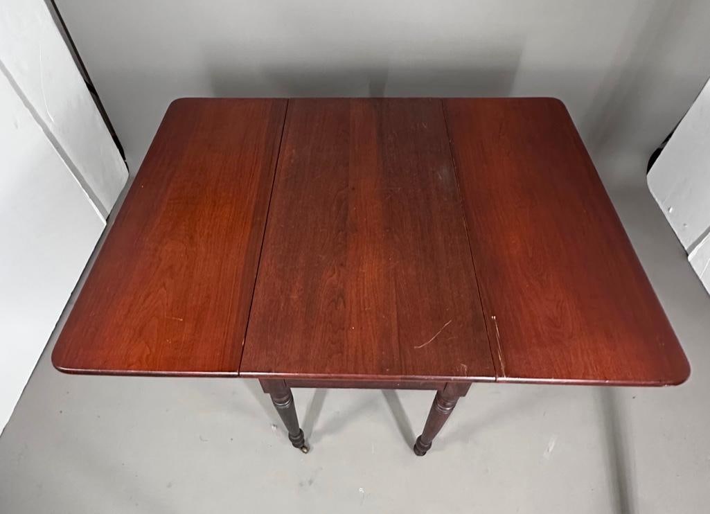 American Drop Leaf Table, ca. 1850 - 8