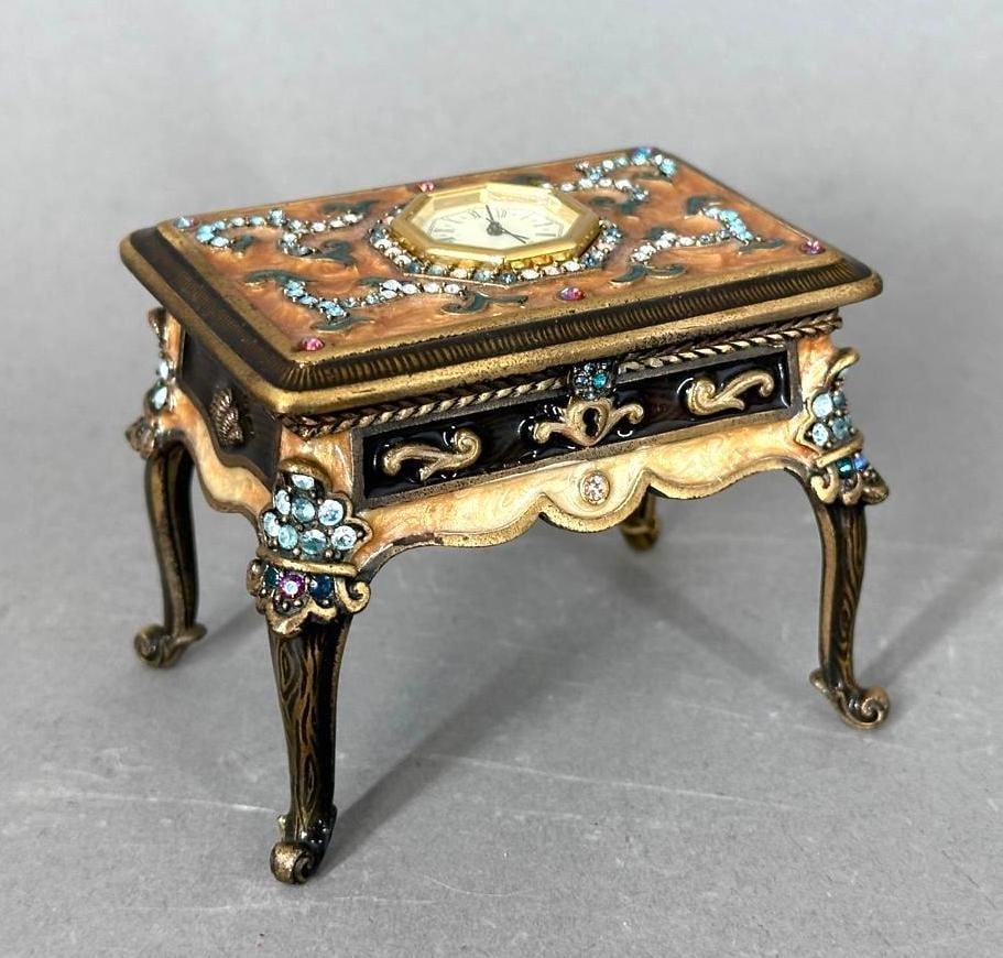 Jay Strongwater Alessandro Tuileries Table Clock (1 of 9)