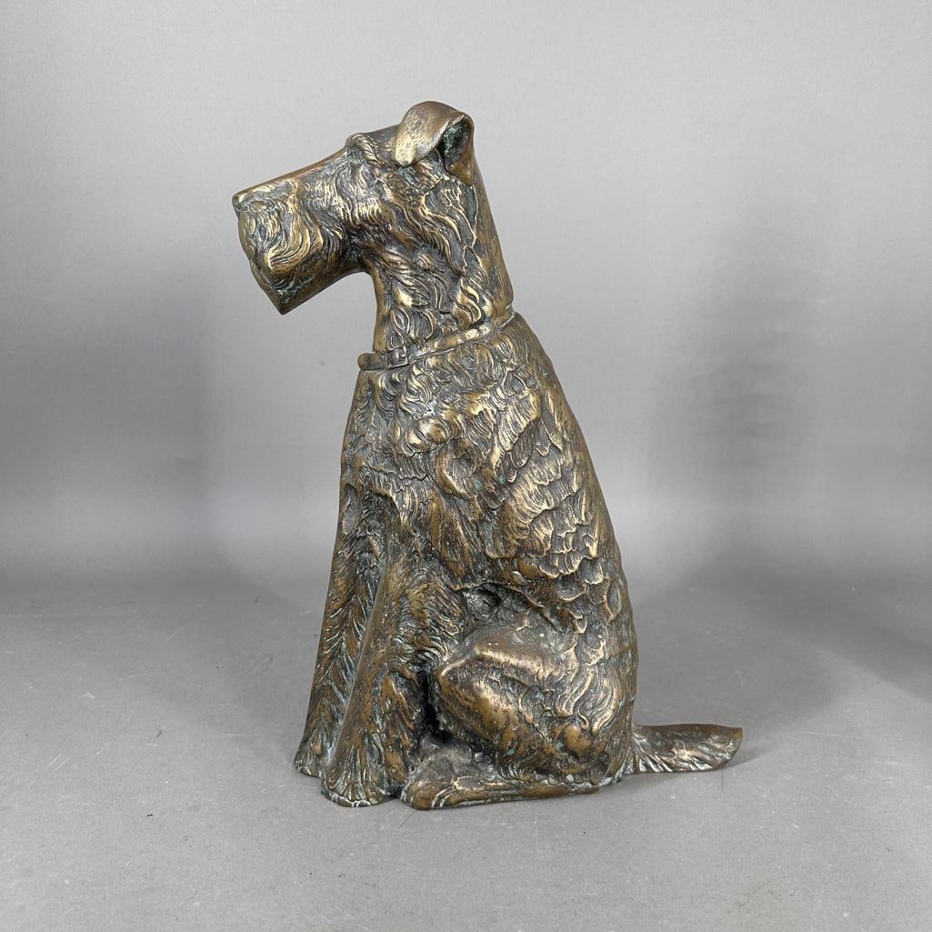 Brass Terrier Fireside Container (1 of 6)