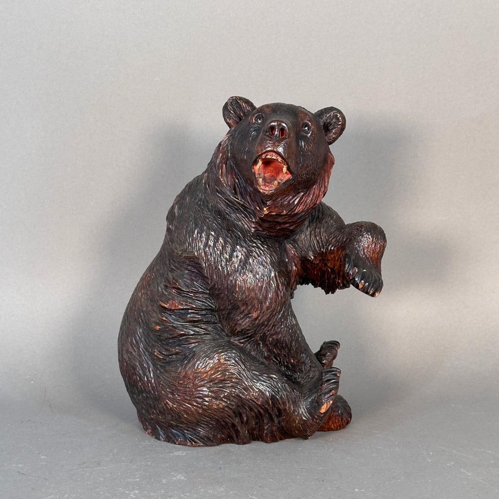 Carved Black Forest Bear, Late 19th century (1 of 7)
