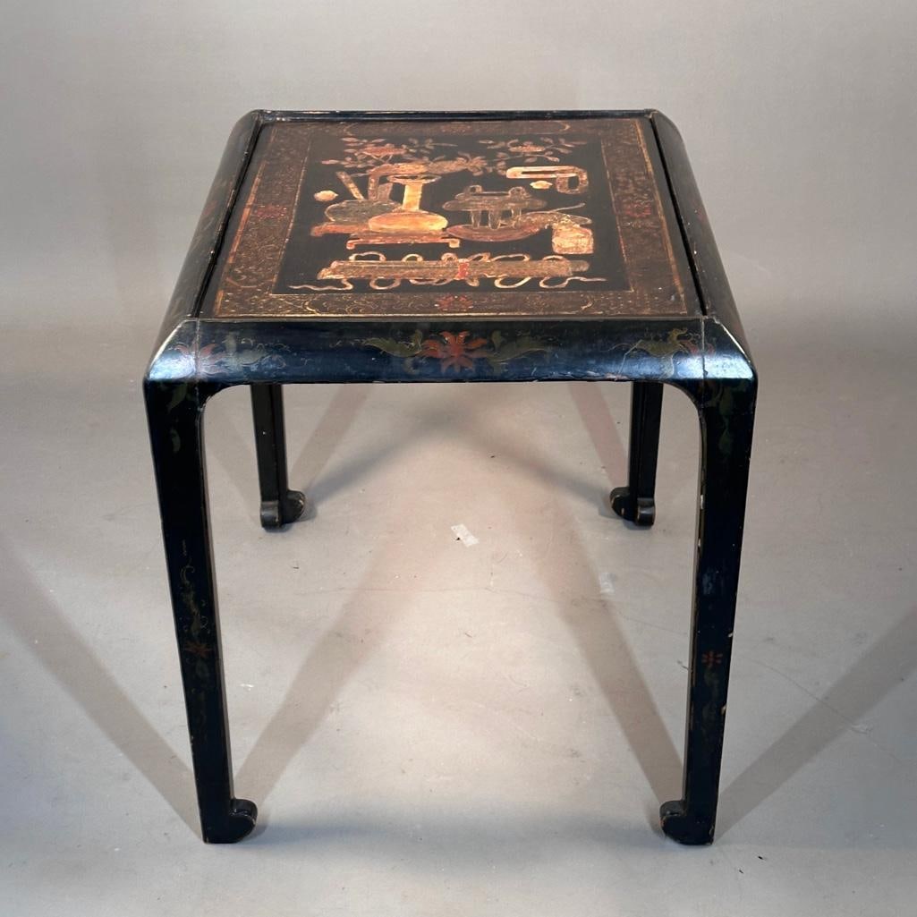 Chinese Coromandel Lacquer Panel Mounted Table (1 of 8)