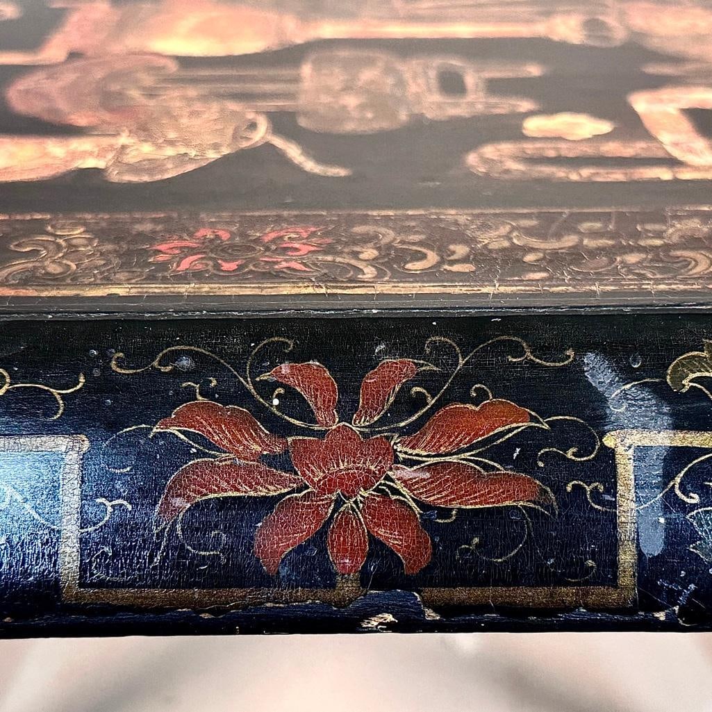 Chinese Coromandel Lacquer Panel Mounted Table - 7