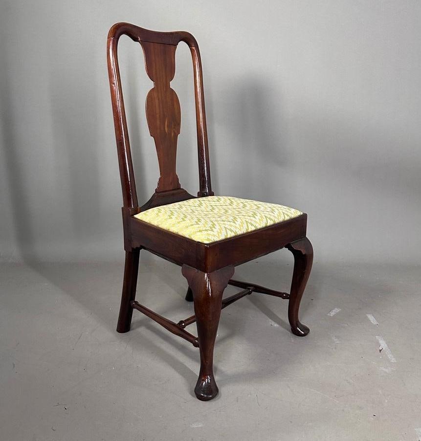 English Queen Anne Mahogany Side Chair (1 of 6)