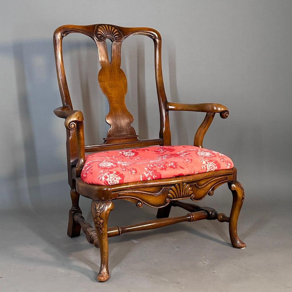 Georgian Style Mahogany Armchair (1 of 8)
