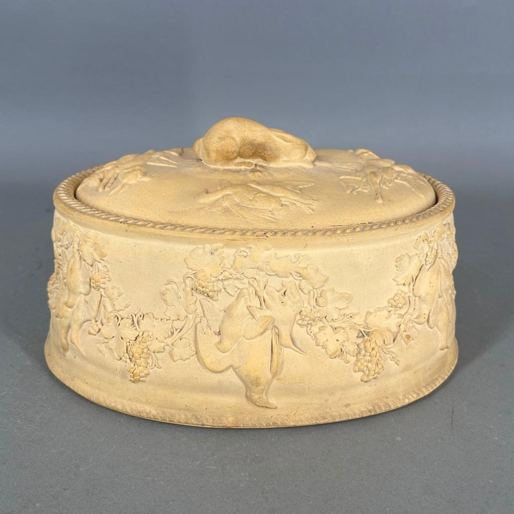 Wedgwood Caneware Game Pie Dish, 19thc. (1 of 11)