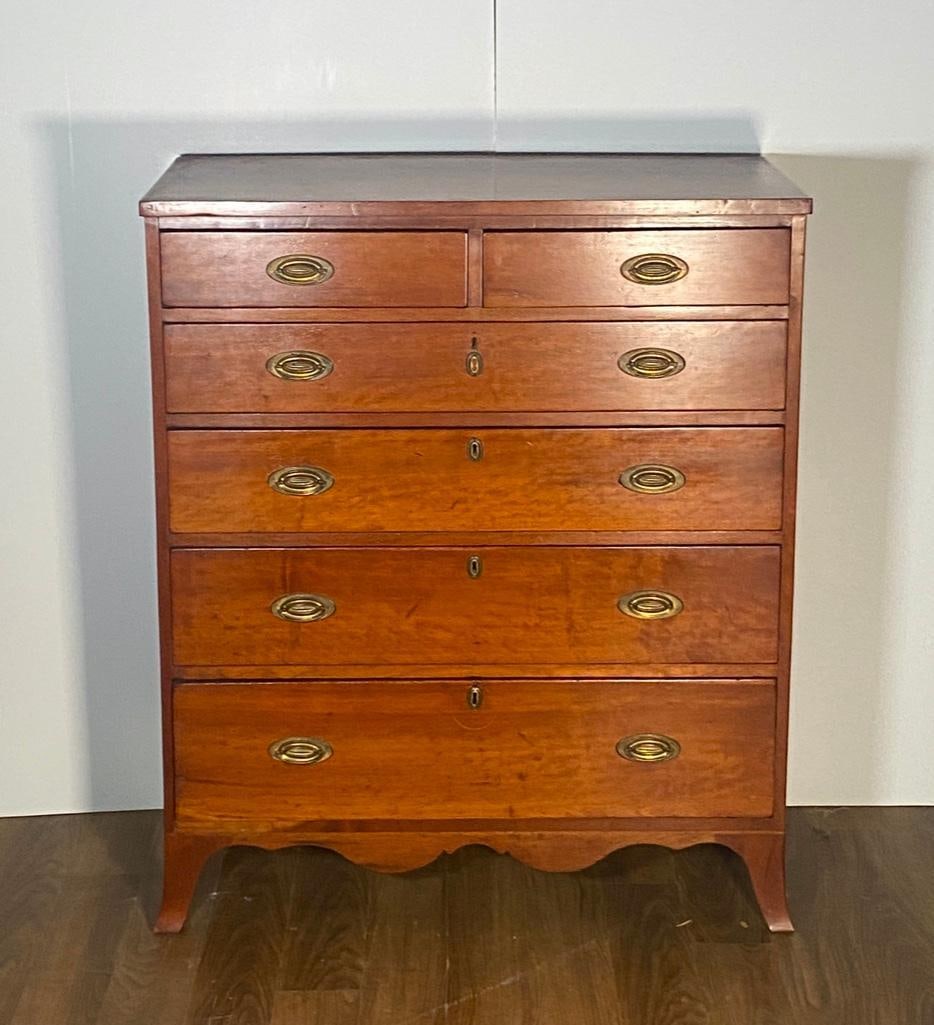 American Sheraton Period Chest of Drawers, c.1800 (1 of 16)