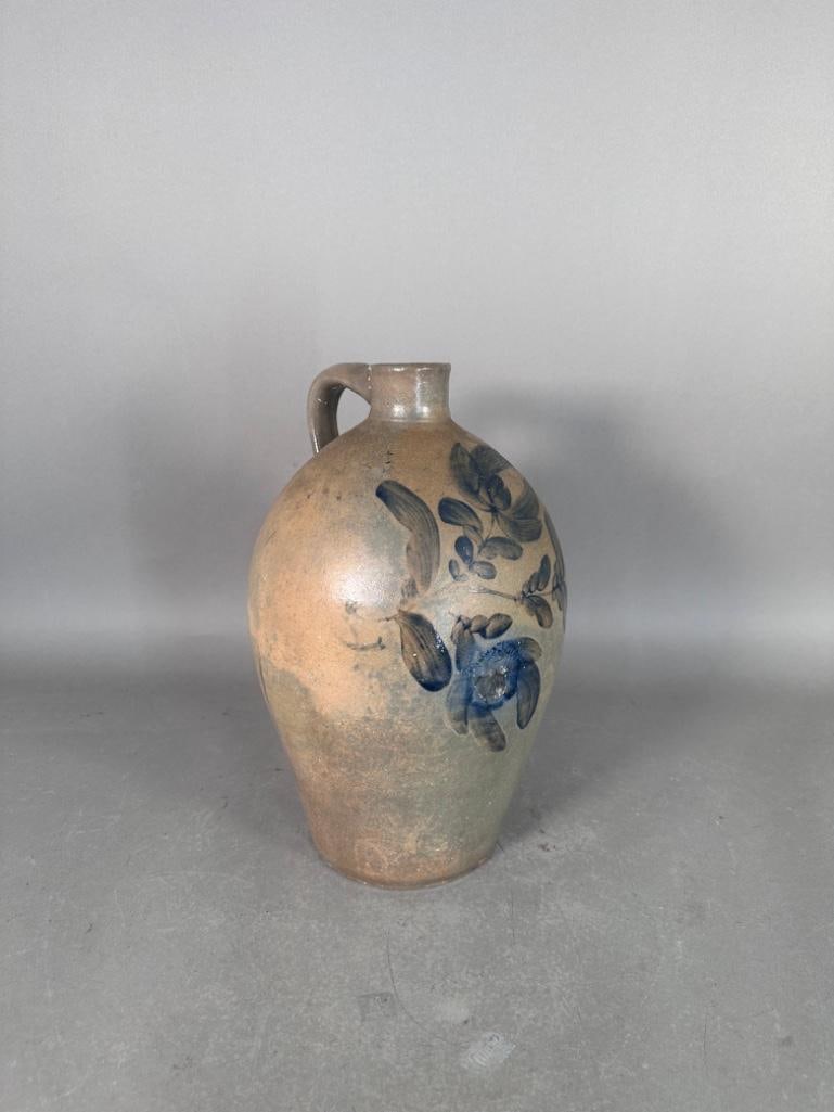 Stoneware 2 Gallon Cobalt Decorated Jug, 19th Century (1 of 11)
