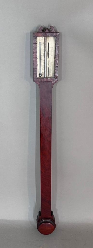 Kendall Brothers Mahogany Stick Barometer (1 of 8)