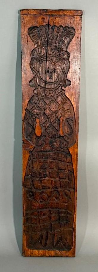 Large Carved Wood Springerle Speculaas Cookie Mold (1 of 6)