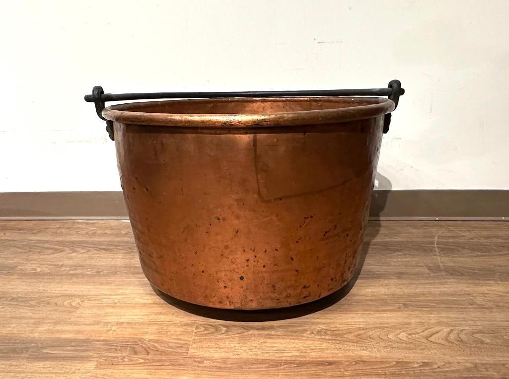 Large Copper Cooking Kettle (1 of 4)