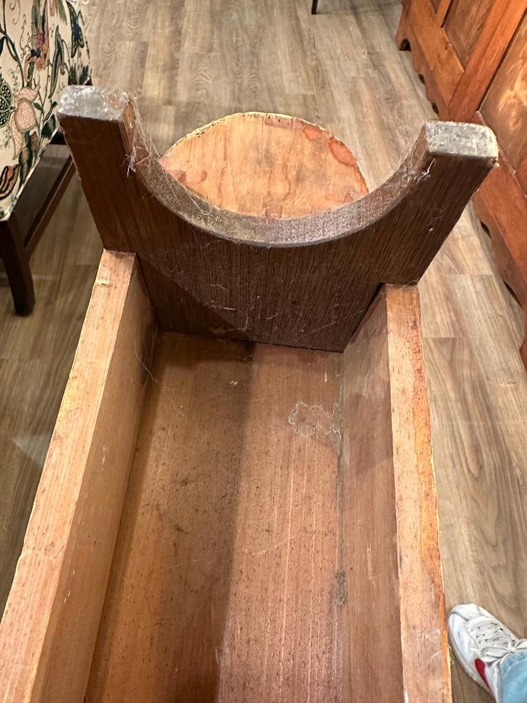 Antique Pine Kneeling Bench - 4
