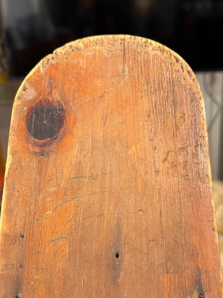 Antique Pine Kneeling Bench - 6