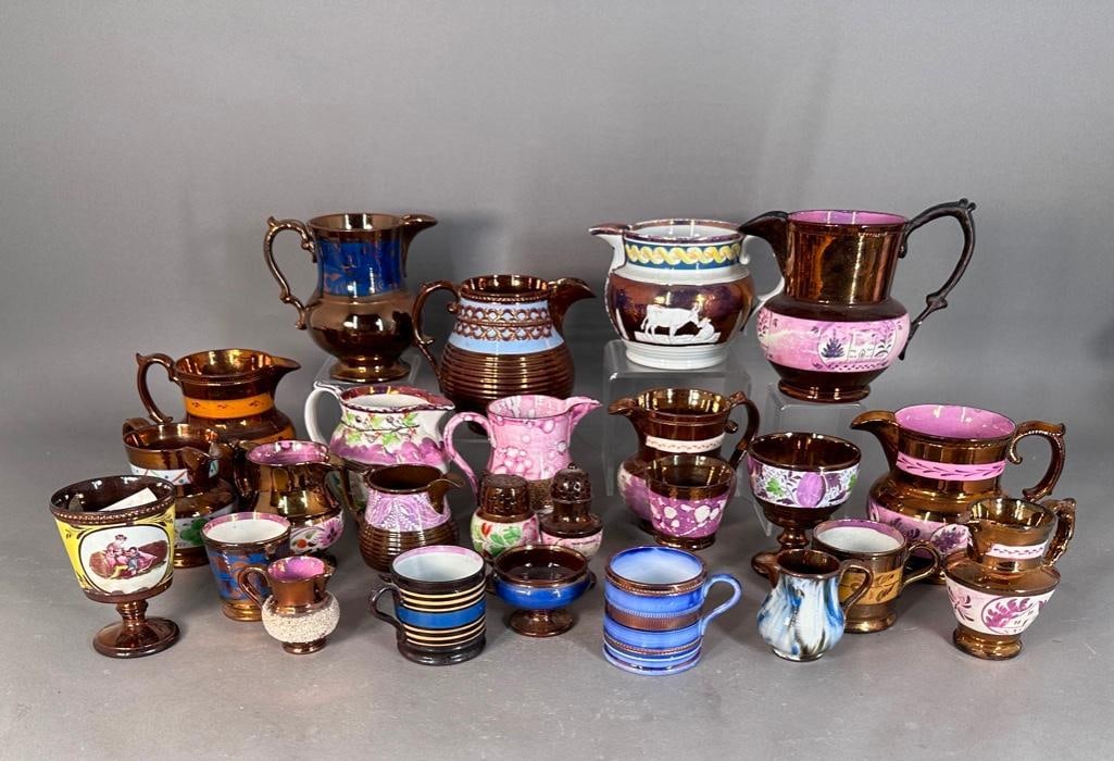 Large Collection of Lusterware (1 of 9)