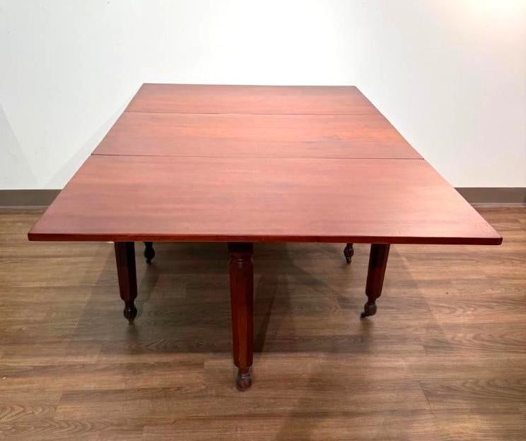 Antique Cherry Drop-leaf Table - 5