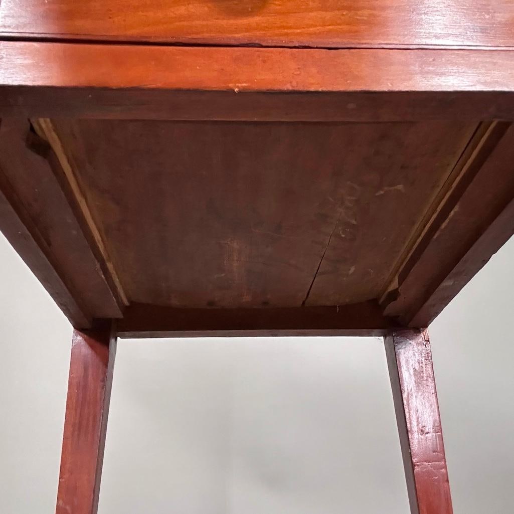 Antique Cherry Work Stand - 7