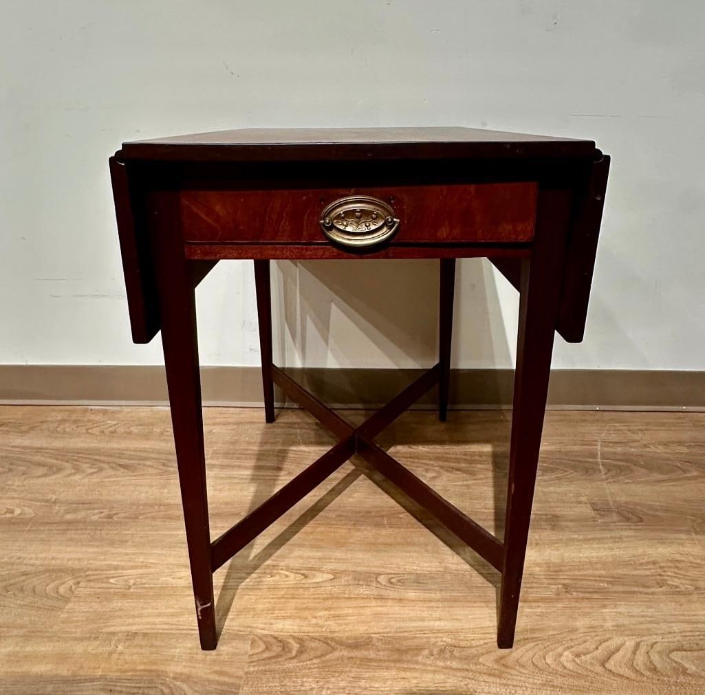 Antique Walnut Side Table (1 of 11)