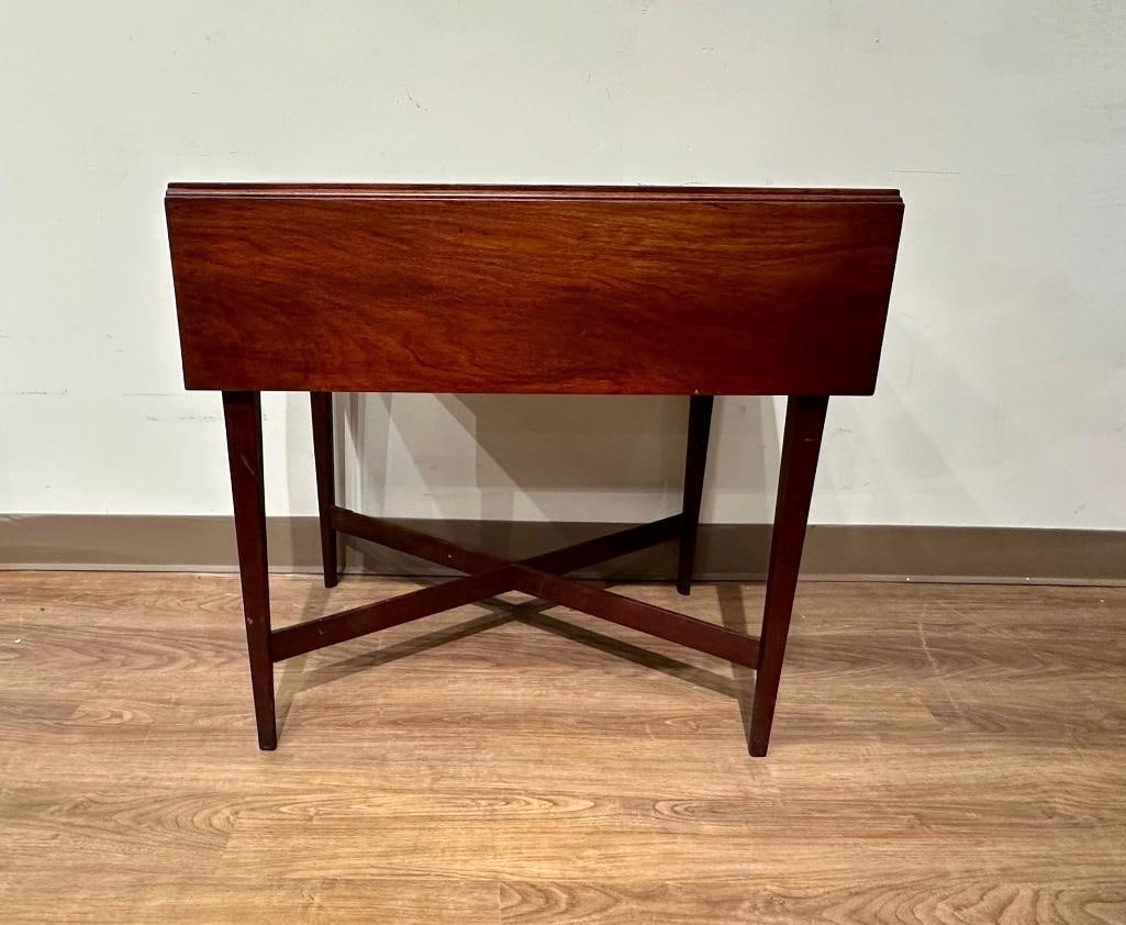 Antique Walnut Side Table - 3