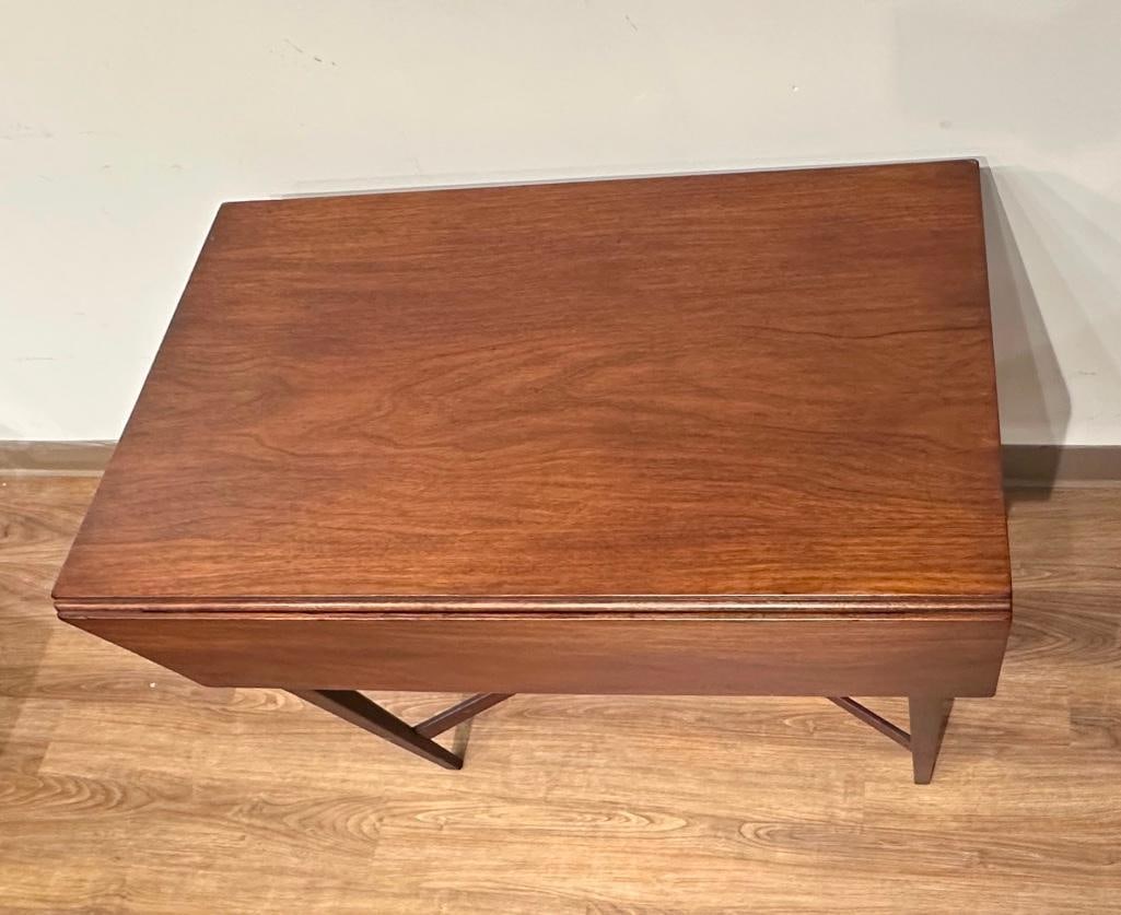 Antique Walnut Side Table - 4