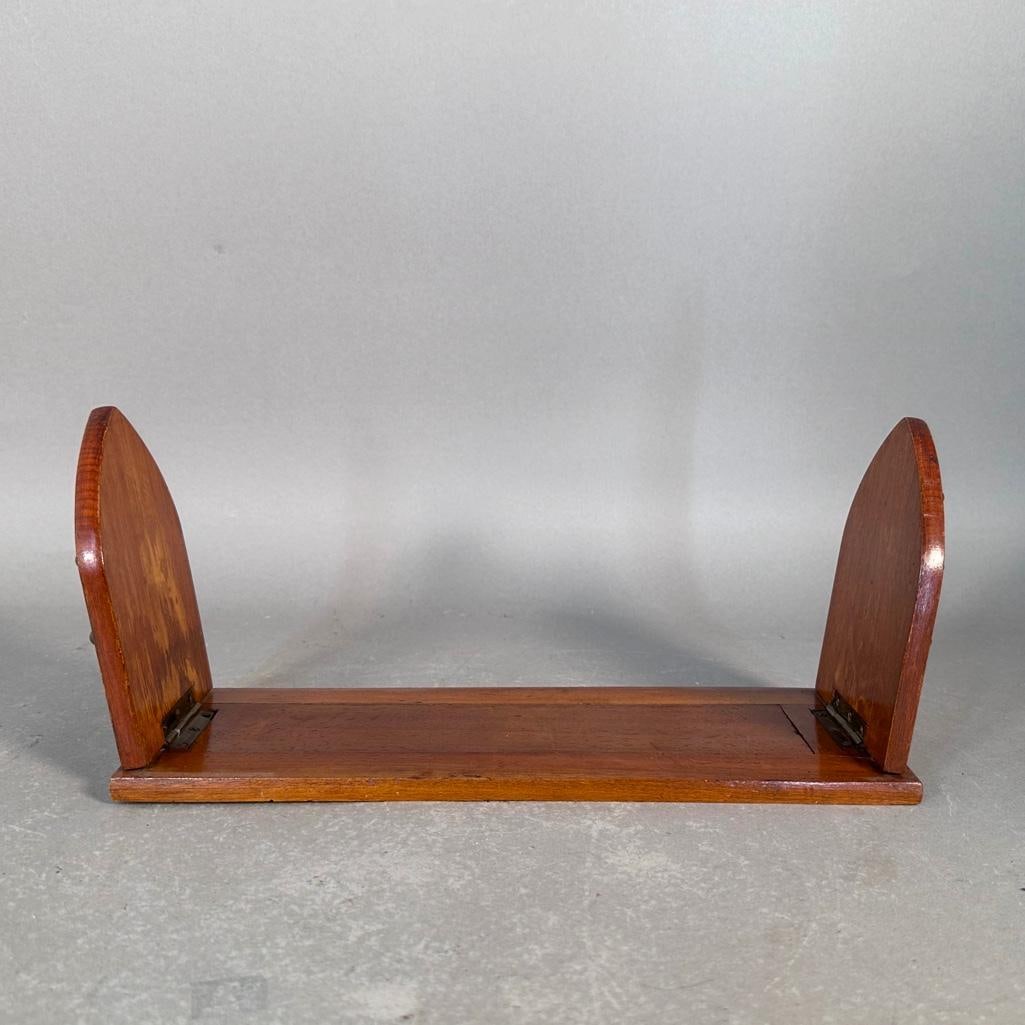 Walnut Folding Book Stand - 2