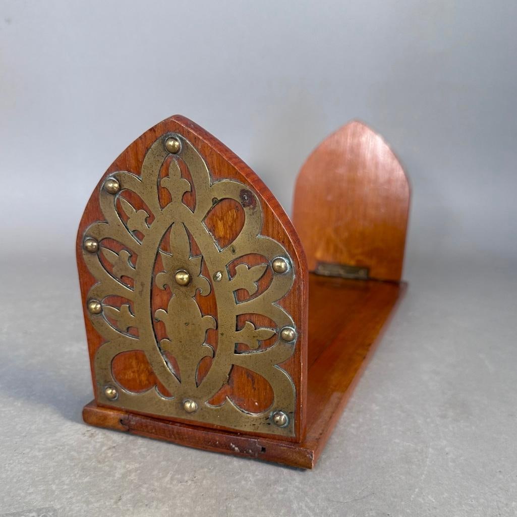 Walnut Folding Book Stand - 3