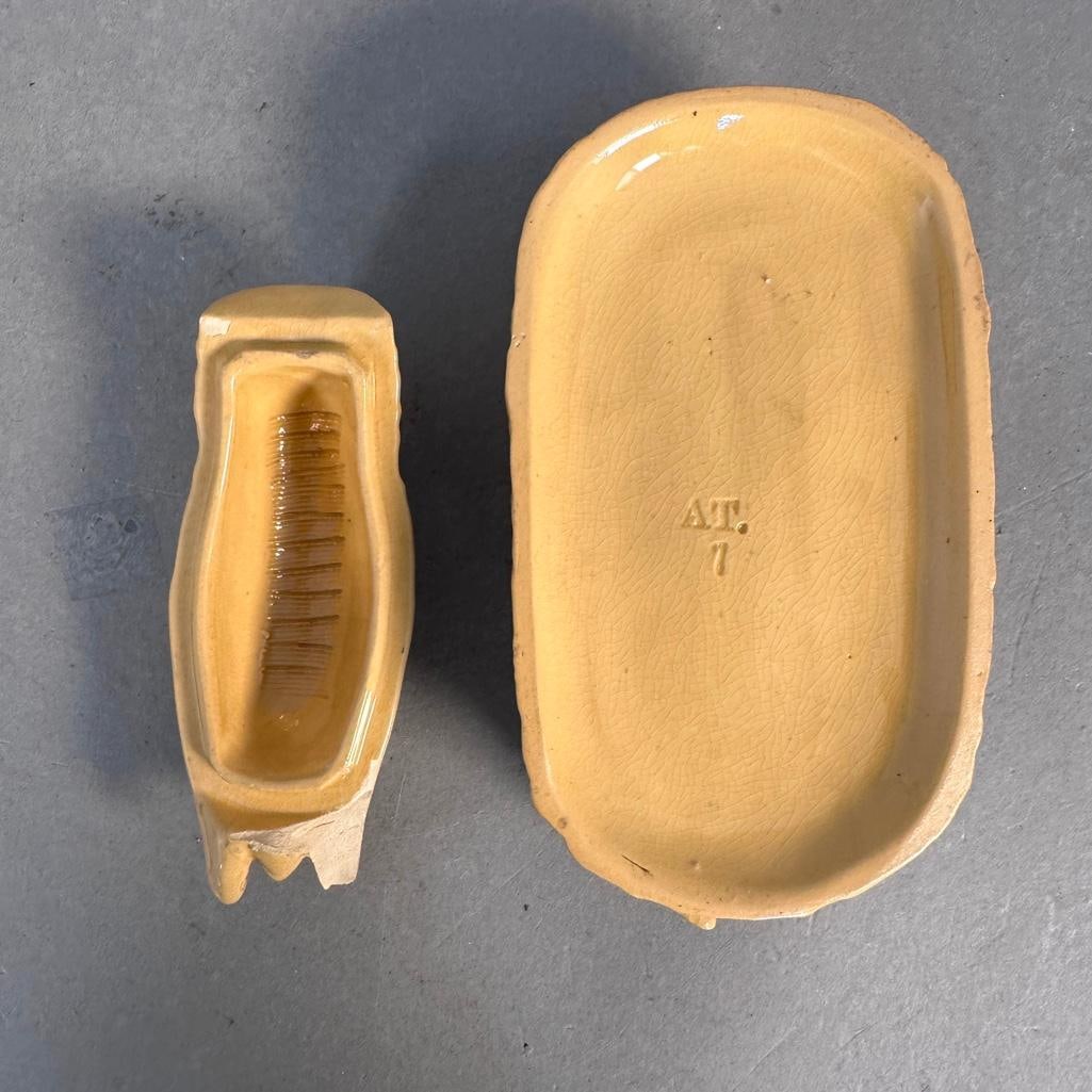 Three Stylized Ceramic Containers - 17
