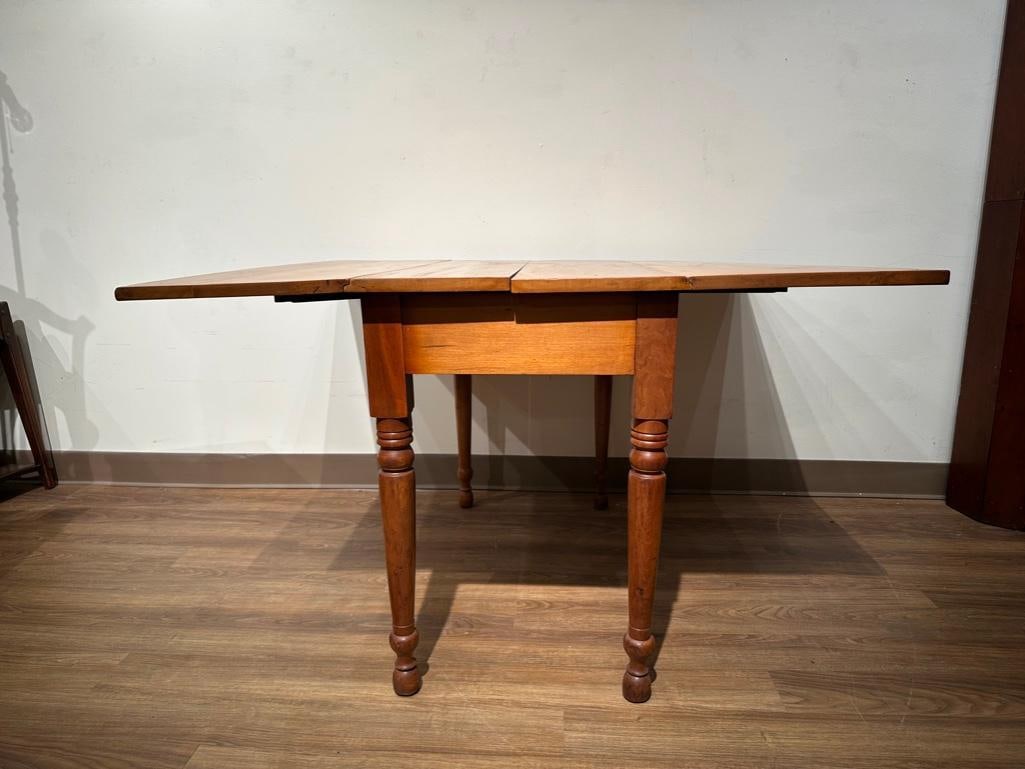 Antique Maple Drop Leaf Table - 13