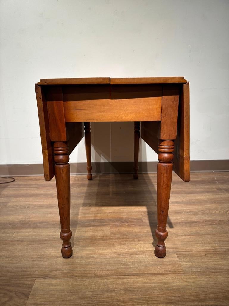 Antique Maple Drop Leaf Table - 4