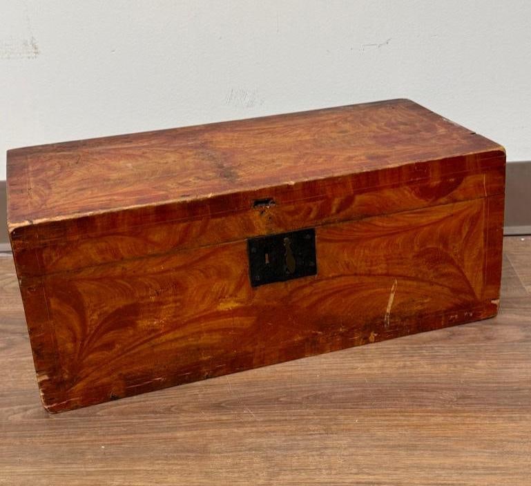 Vinegar Grained Painted Box (1 of 7)