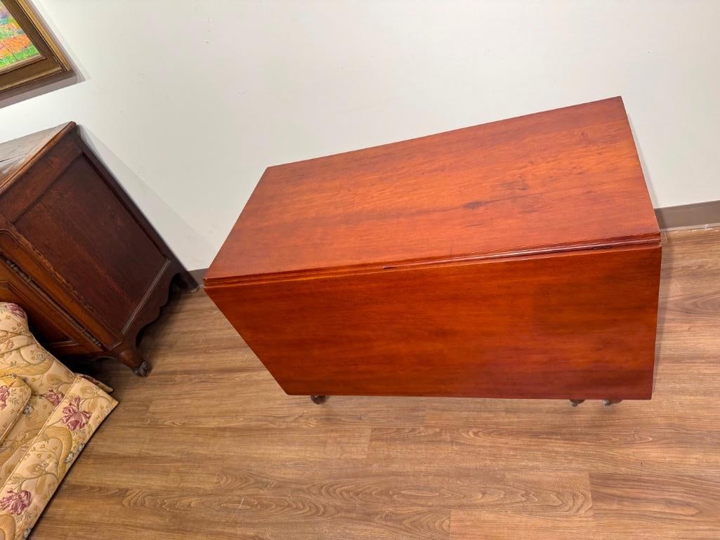 American Cherry Drop Leaf Table - 5