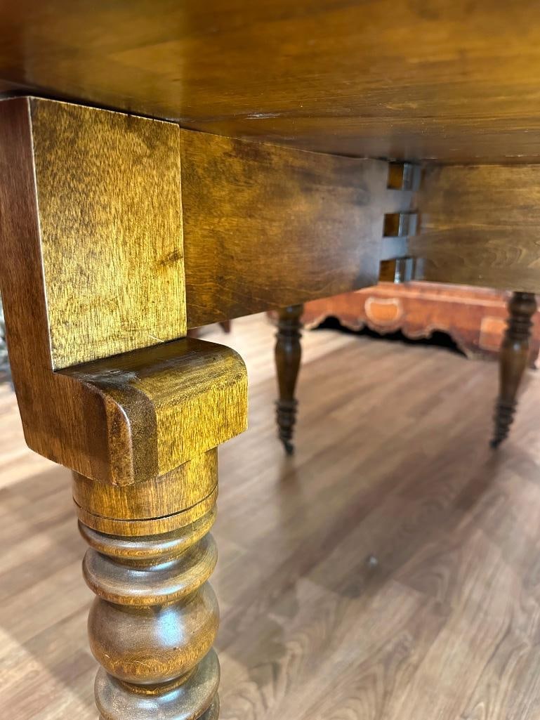 Antique Walnut Drop Leaf Table, ca. 1820-80 - 11