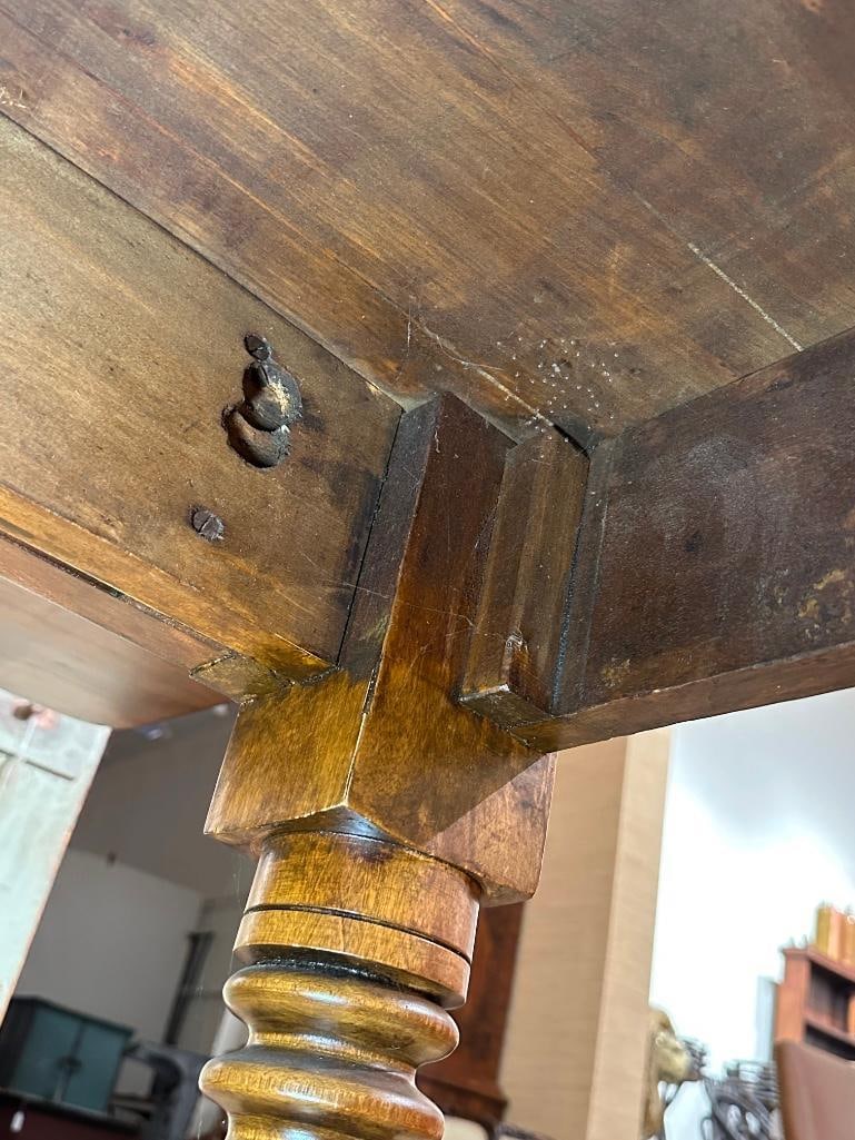 Antique Walnut Drop Leaf Table, ca. 1820-80 - 17