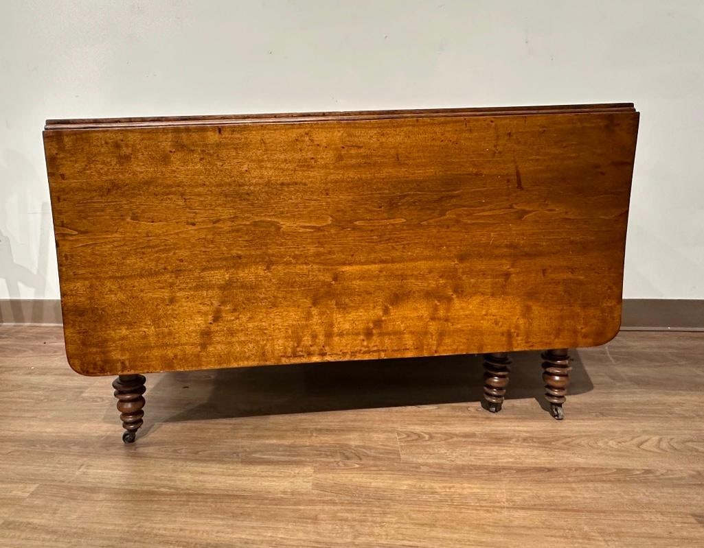 Antique Walnut Drop Leaf Table, ca. 1820-80 (1 of 19)