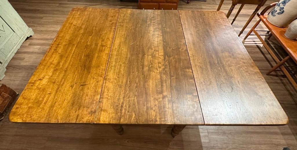 Antique Walnut Drop Leaf Table, ca. 1820-80 - 6