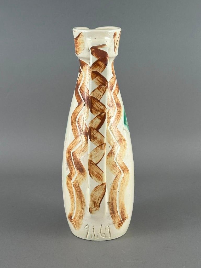 Pablo Picasso Ceramic Ewer, "Visage" (A. Ramie 611) - 5